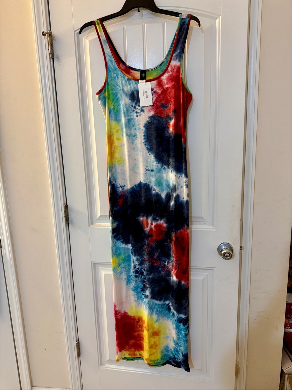 New! Gibiu Tie-Dye Tank Maxi Dress - Multicolor Size 1X